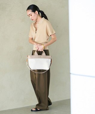 TOPKAPI 【人気色が限定復活！】【Breath TOPKAPI】RIPPLE リプル トート バッグ M（ショルダー付き） アイボリー