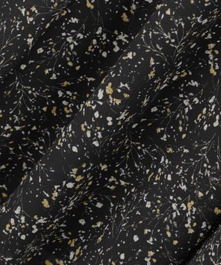 ANY SIS S 【洗える】ミニフラワープリント ワンピース ブラック系