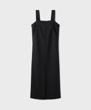 GRACE CONTINENTAL スーツ地ジャンパ－スカート ブラック