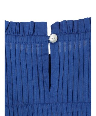 Green Parks Ｉ　フリルノースリーブブラウス Blue