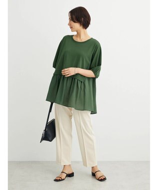 Green Parks カットドッキングフレアラインプルオーバー Green