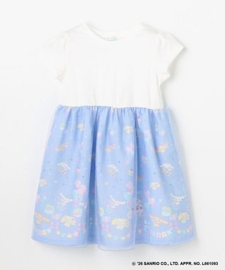 ANY KIDS 【シナモロール×ANY KIDS】2WAY セーラーカラーワンピース サックスブルー