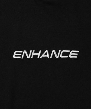 WEGO 【ユニセックス着用ITEM/MLサイズ展開】バックロゴラインリンガーT ブラック