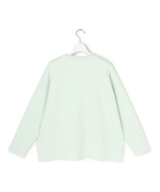 23区 【先行予約】バイカラーダブルフェイス ニット アイスグリーン×クリーム