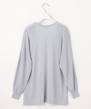 ANY SIS L 【UVケア】アイスタッチ カーディガン ブルーグレー