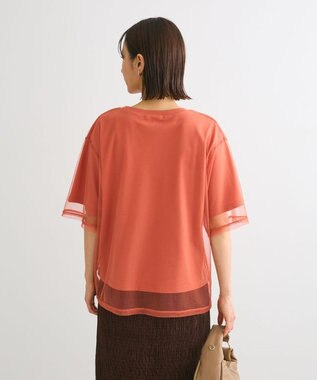 Green Parks BEST PRICE チュールレイヤードプルオーバー Orange