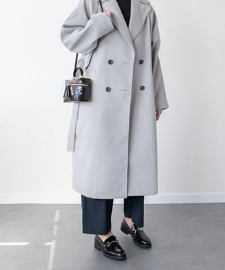 INTER-CHAUSSURES 【CHRISTIAN VILLA】ボックスシルエットミニハンドバッグ ダークブラウン型押