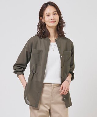 J.PRESS LADIES S RELAXION Sheer ボイル ブラウス