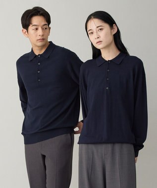 【男女兼用】ソフトサーモ アンチピリングニット ポロ