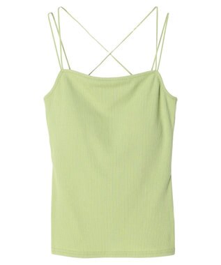 Green Parks カップ付きマルチストラップキャミ Green