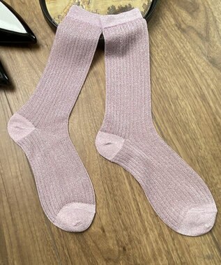 WEGO ラメシアーリブソックス