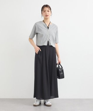 earth music&ecology 選べる丈アソートスカーチョ Black