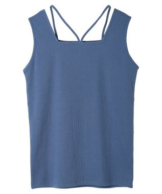 Green Parks マルチストラップテレコタンク Blue