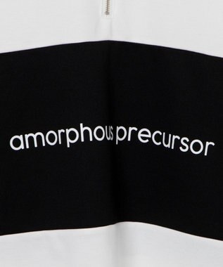 WEGO ドルマンポンチハーフジップロンT ホワイト