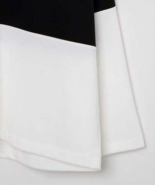 WEGO ドルマンポンチハーフジップロンT ホワイト