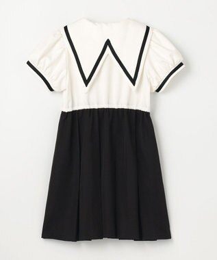 ANY KIDS 【カードキャプターさくら×any FAM】友枝小学校 制服風ワンピース オフホワイト