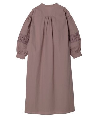 CRAFT STANDARD BOUTIQUE 袖レース使いワンピース Mocha
