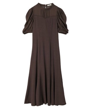 earth music&ecology リブドッキングワンピース Brown