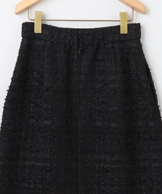 組曲 L ファンシーツィード ミニスカート ブラック系