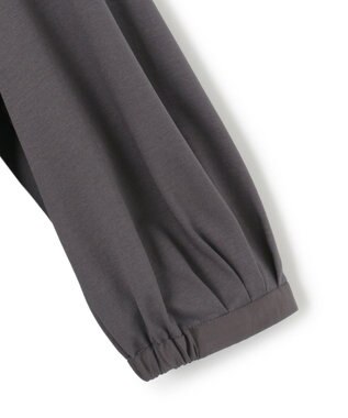 23区 【GLOW8月号掲載/洗える】ランダムフリルジャージー ペプラム カットソー グレー系