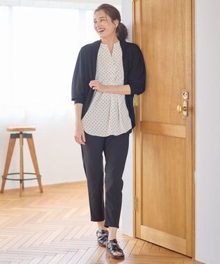 ANY 【洗濯機可/UVケア】ドルマンスリーブカーディガン ブラック