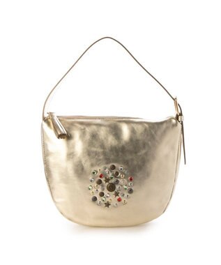 UNBILLION ペルケ perche / マルチスタッズワンショルダー ゴールド