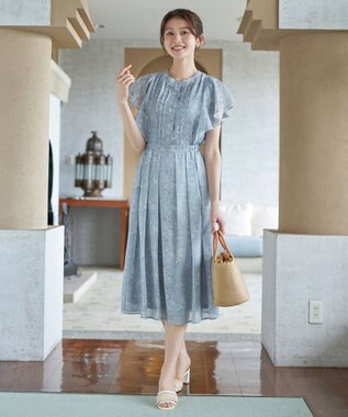 Tiaclasse 【新色追加】フレアスリーブワンピース