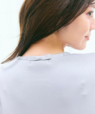 Feroux バックリボンダンボール ワンピース スカイブルー系