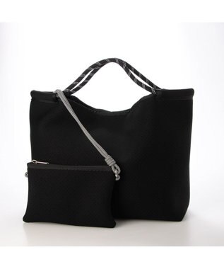 UNBILLION カシュカシュ cachecache / ネオプレーンパンチングトート ブラック