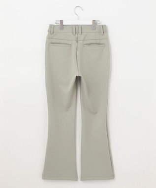 23区GOLF 【WOMEN】【23Fondation/WEB&一部店舗限定】ソフトダンボールニット フレアパンツ モスグリーン系