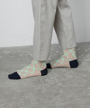 TRICOTE ダイヤモコソックス 82BEIGE
