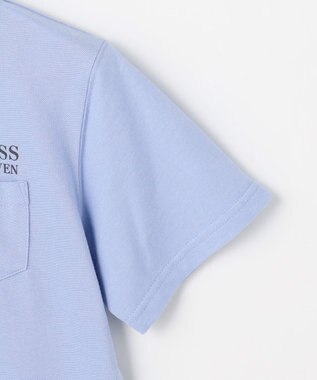 J.PRESS KIDS 【140-170cm】ダブルライン カラー 半袖ポロシャツ ライトブルー
