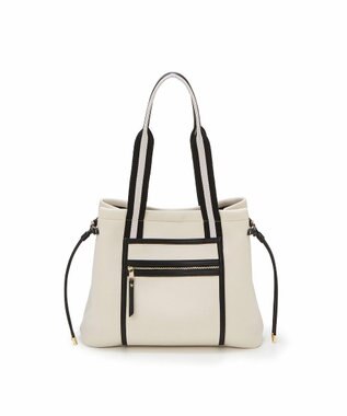 TOPKAPI 【新色追加】【TREASURE TOPKAPI】ネオプレン フロントポケット 2way トートバッグ クリーム