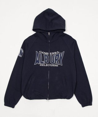 WEGO 【ユニセックス着用ITEM】スタンドネックZIPパーカー ネイビー