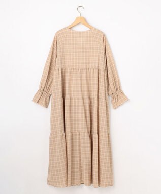 組曲 ライトトロピカル ワンピース ベージュ系3