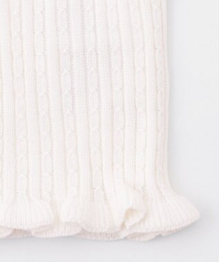 組曲 KIDS 【80-100cm】リブ ニット オフホワイト系