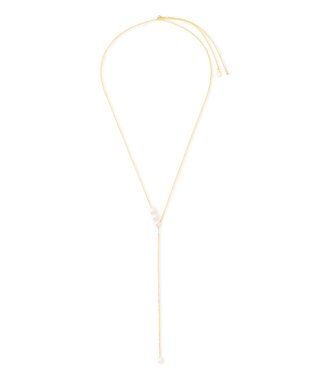 23区 パールライン ラリエット ゴールド系