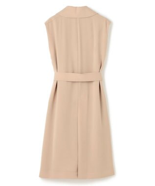 BEIGE， FLEUR / ラップデザインロングジレ Beige