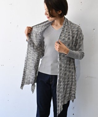 AND WOOL 〈上質な素材と手仕事から生まれた優しいニット〉シルクリネンのストール