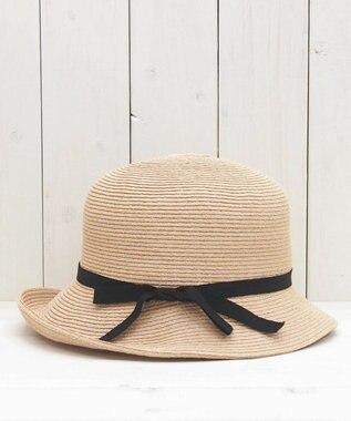 石田製帽 ラフィアブレード ソフトハットブルトン ナチュラル