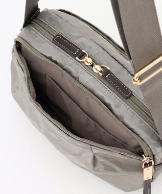 LA BAGAGERIE カモフラジャカード はっ水ショルダー グレージュ