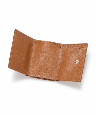 TOPKAPI 【TOPKAPI】角シボ型押し・三つ折りミニ財布 COLORATO コロラート ブラウン