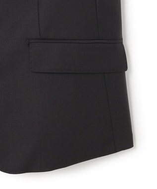 23区 【セットアップ対応】ファインネスウール 二つ釦 ジャケット ブラック系