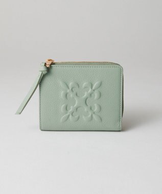 russet エンボスモノグラムハーフウォレット(SO-437) Green