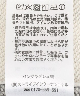 AMERICAN HOLIC 配色ライン裏毛プルオーバー Oatmeal