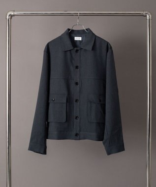 WEGO 【ユニセックス着用ITEM】ダブルポケットショートジャケット ブルーその他