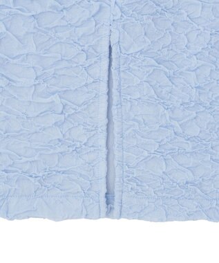 Green Parks 表面感ポコポコＩラインスカート Sax