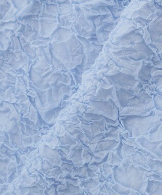 Green Parks 表面感ポコポコＩラインスカート Sax