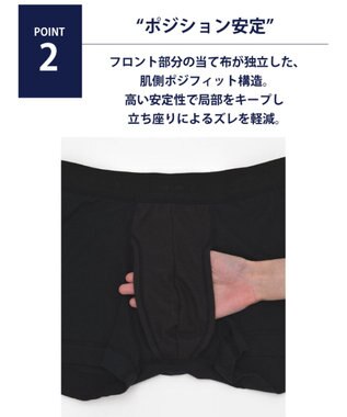 WACOAL MEN ボクサーパンツ 【気持ちいいパンツ】 綿混 前閉じ WT3420 /ワコールメン ブルー