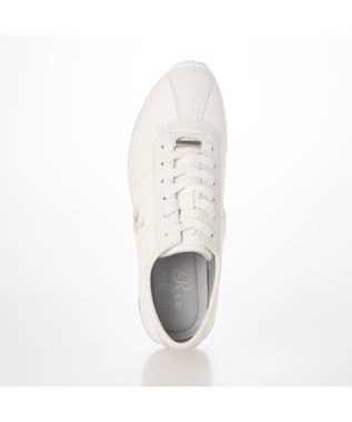 Riz raffinee 【le coq sportif×Riz raffinee】ヒールアップ厚底スニーカー ホワイトカタオシ